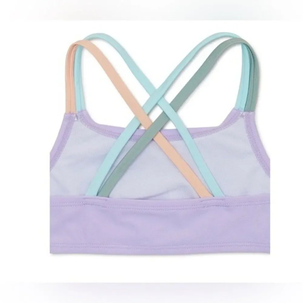 NWT Wonder Nation Baby Girl 2pc Bikini Size 12M Purple Lavender Sky - Picture 2 of 6
